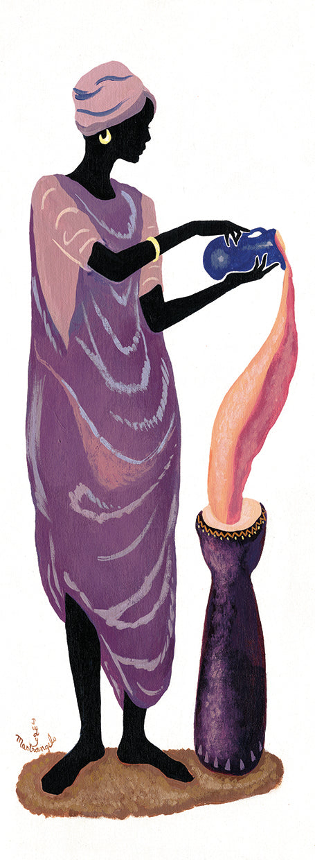 Woman Pouring - Left