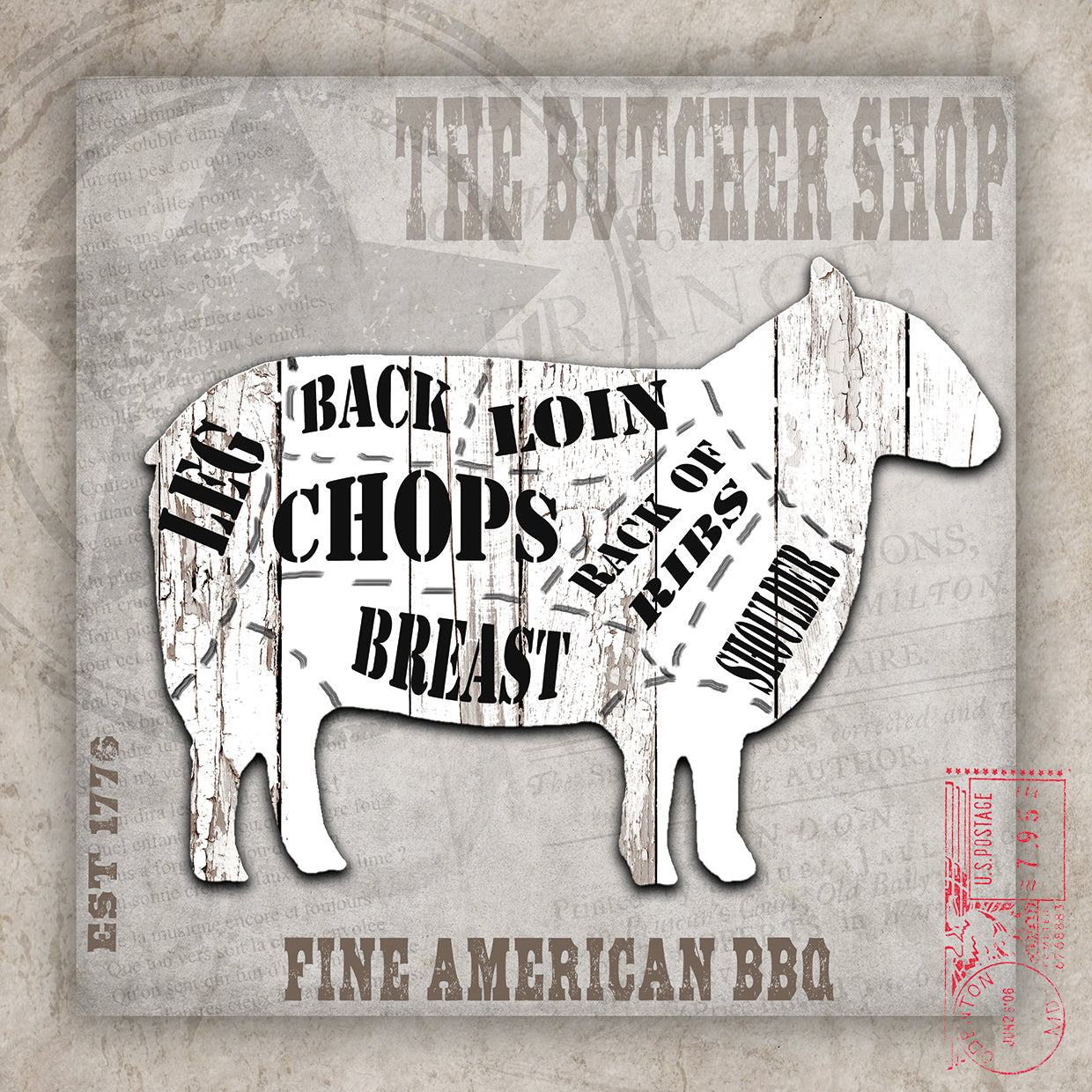 American Butcher Shop sheep