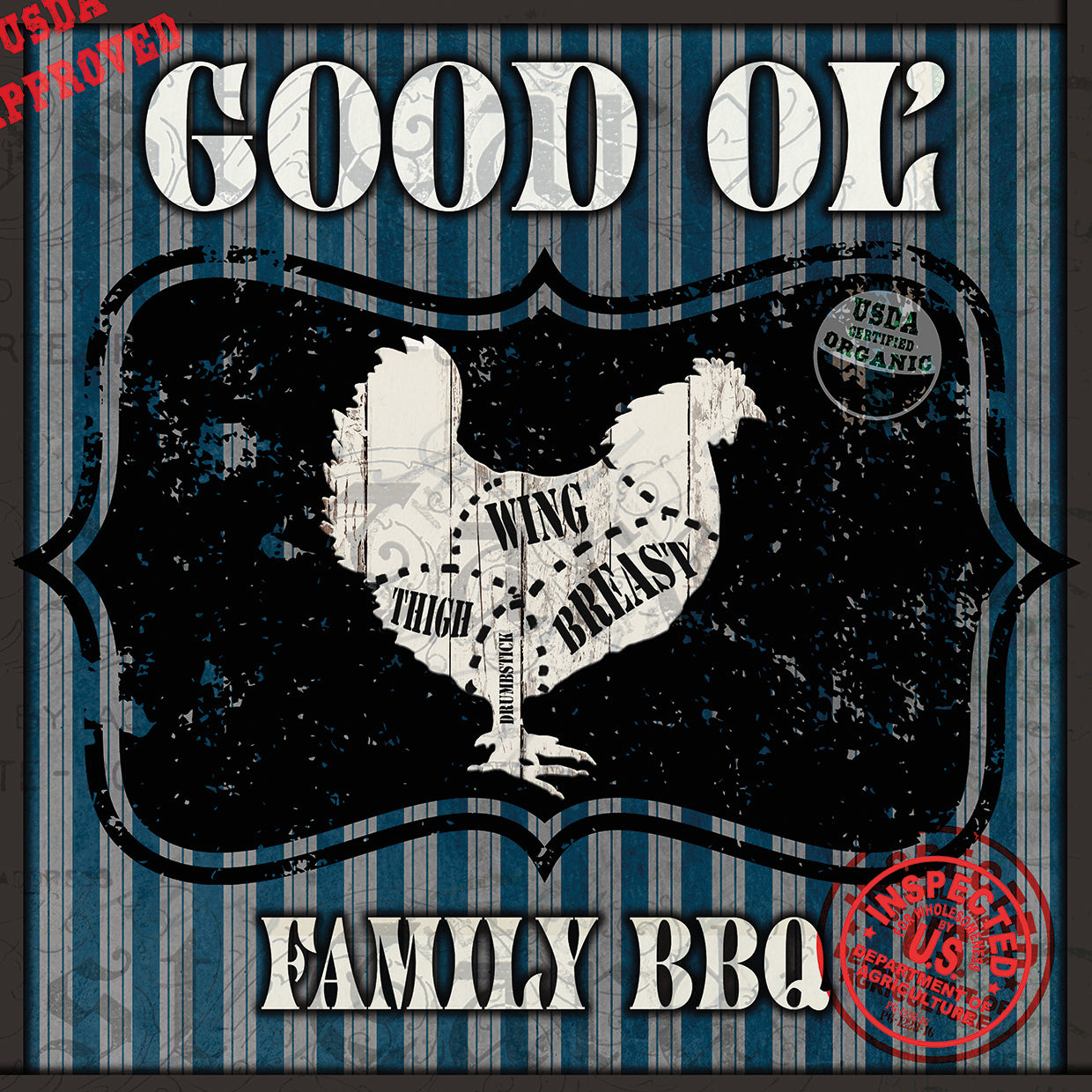 Good Ol' Family BBQ Square Chicken