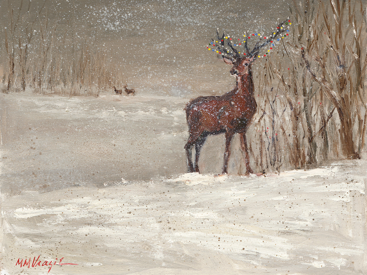 Deer in Snow