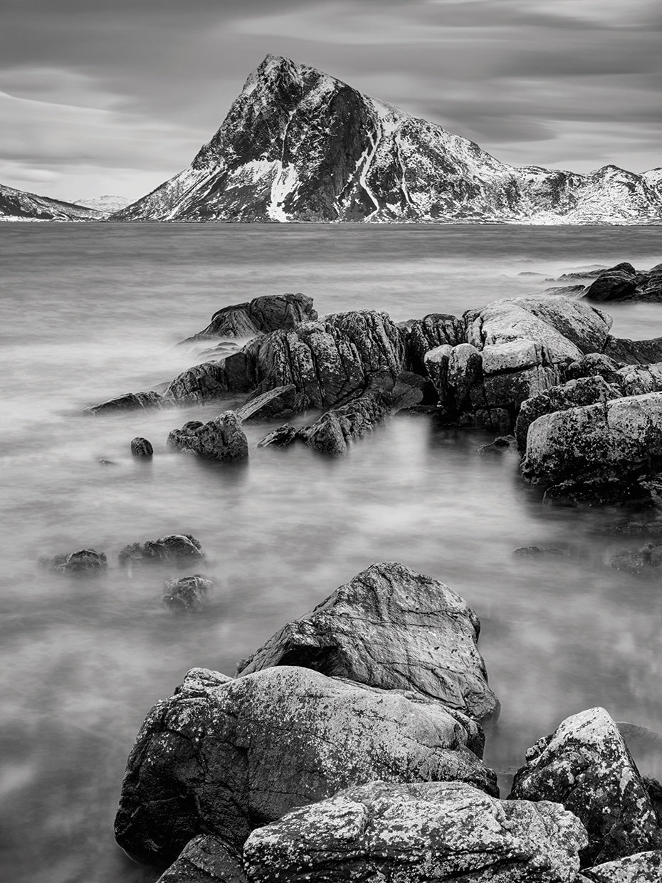 Myrland Beach Vertical B&W