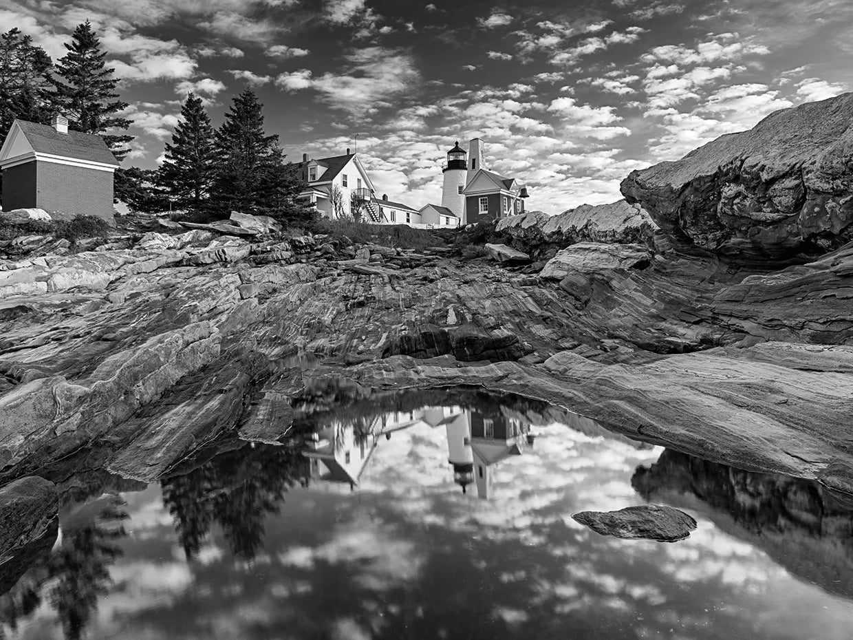 Pemaquid Reflection Monochrome