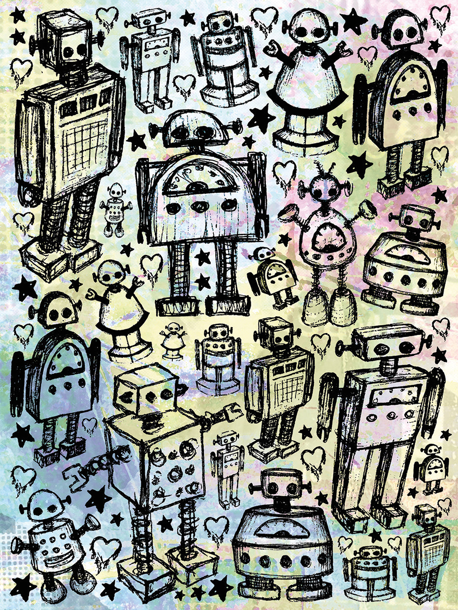 Robot Crowd Color