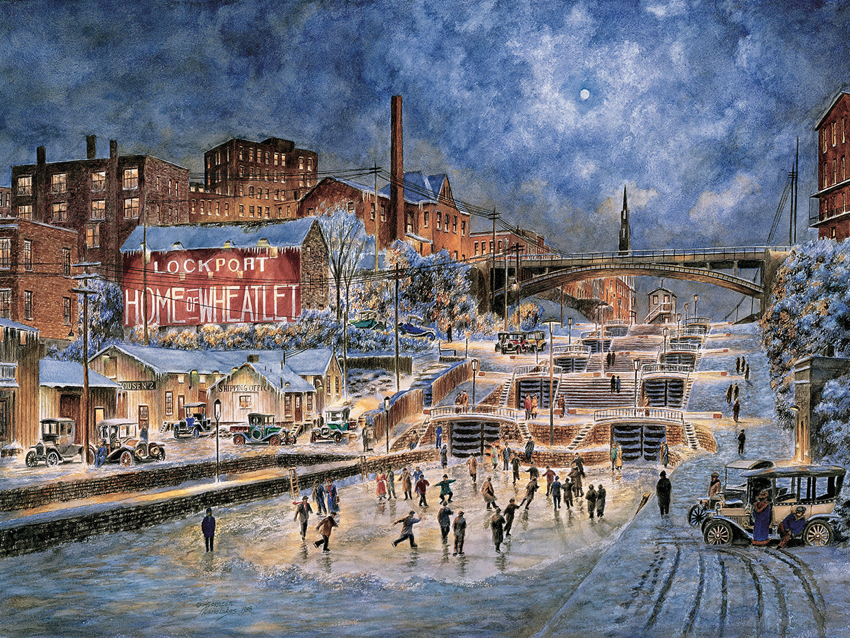 The Skating Party, Lockport Ny , Ca. 1905