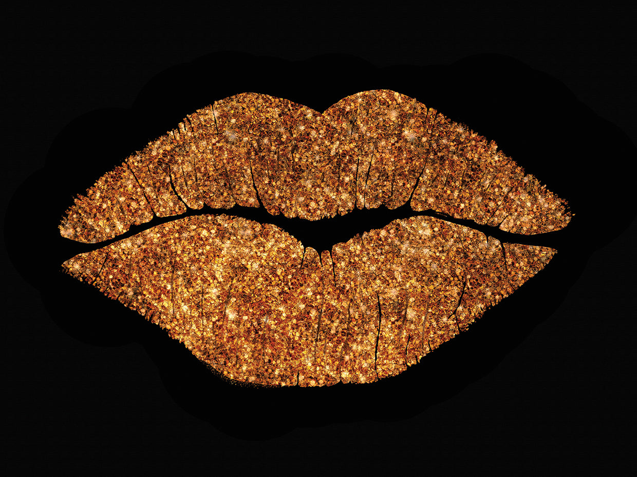 Copper Glitter Kiss