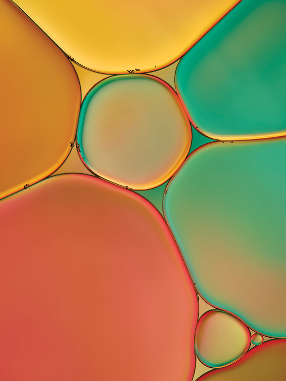 Red Yellow and Green Drops