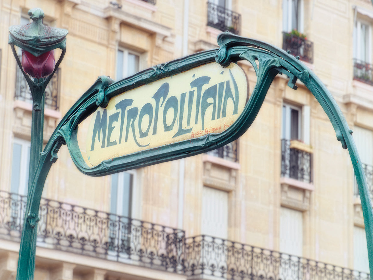 Art Nouveau Entrance of the Paris Metro
