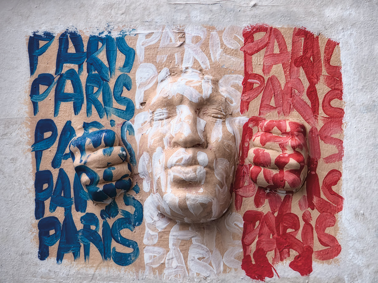 French Flag Wall Art