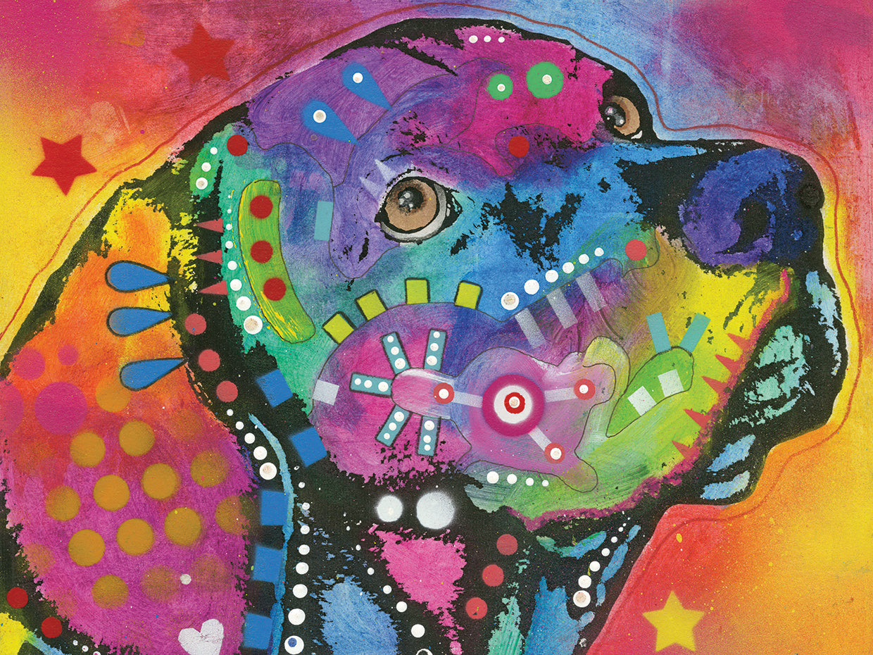 Psychedelic Lab by Dean Russo - larger sizes handcrafted wall art work on large canvas & framed canvas prints