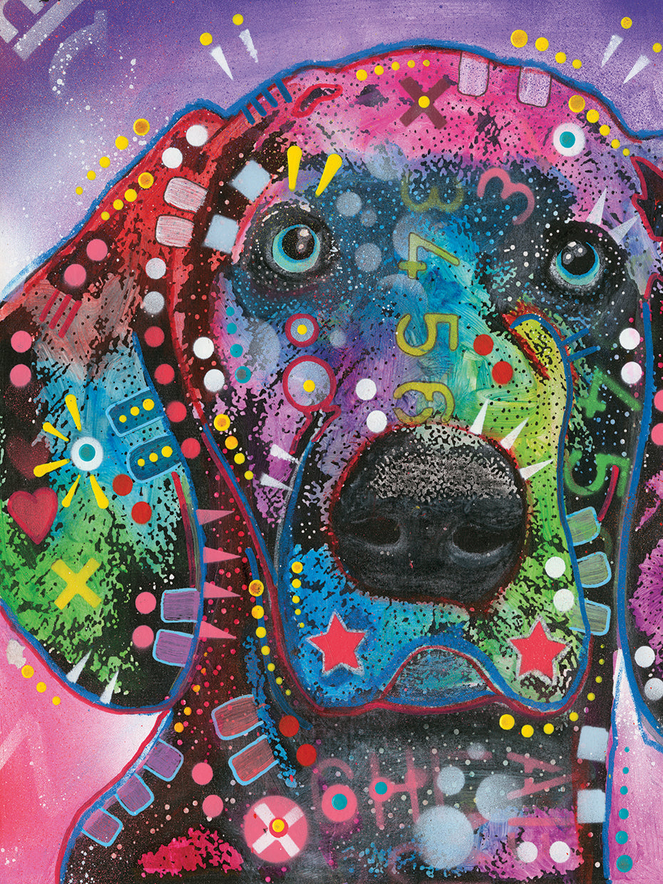 Purple Excitement by Dean Russo - highest quality handcrafted wall art work on large canvas & framed canvas prints