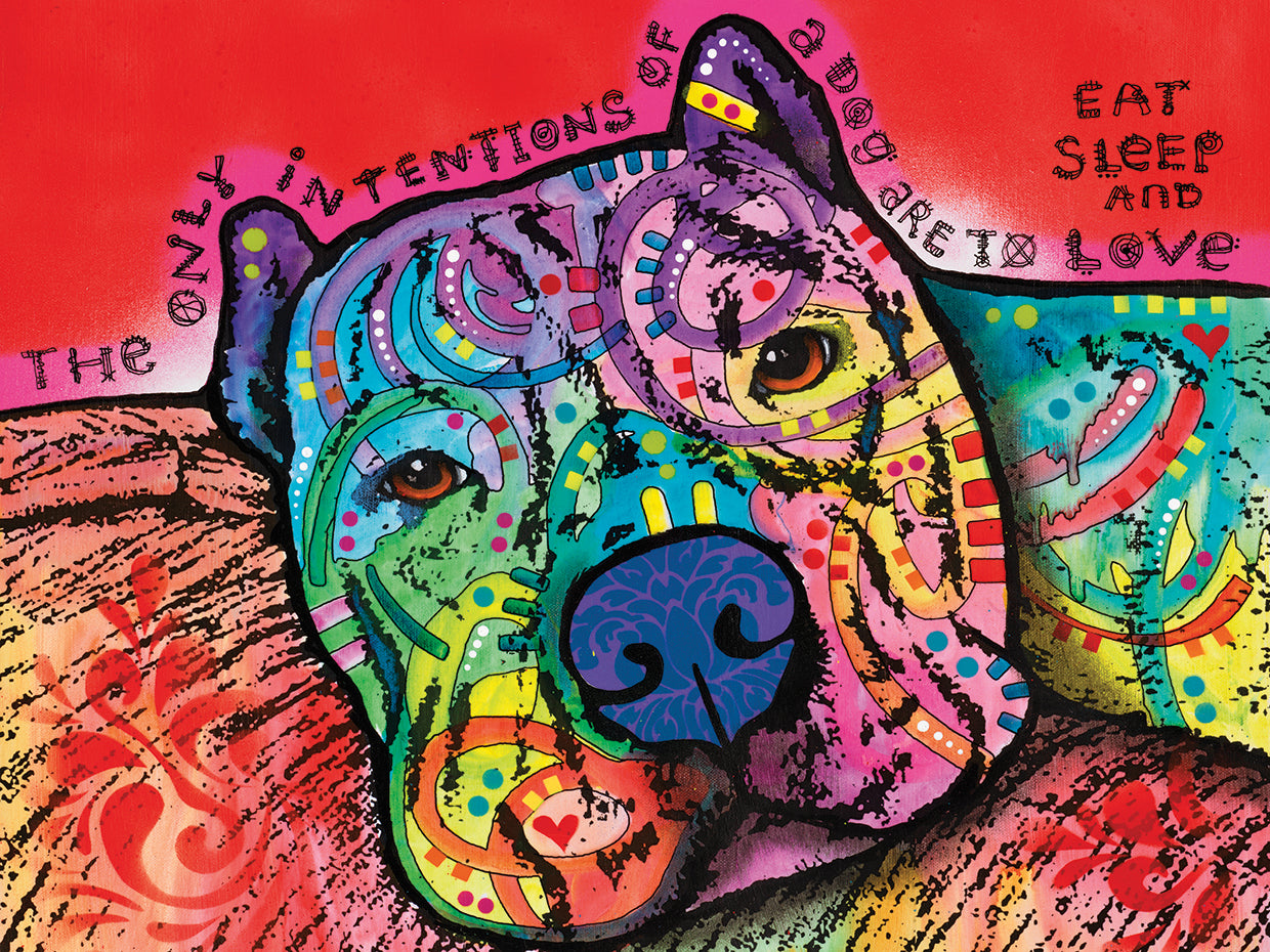 Intentions - highest quality handcrafted wall art work on large canvas & framed canvas prints by Dean Russo