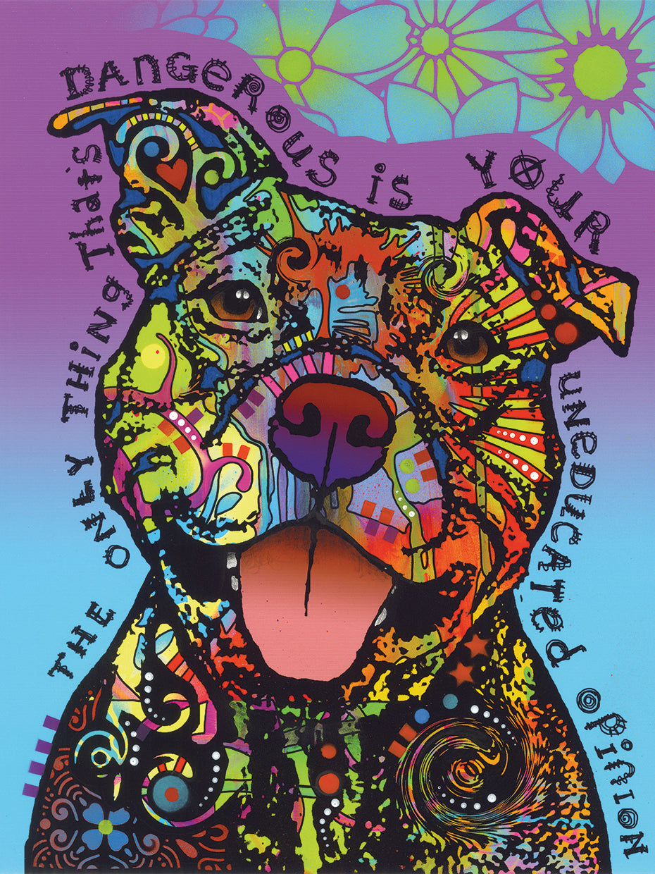 Dangerous - highest quality handcrafted wall art work on large canvas & framed canvas prints by Dean Russo