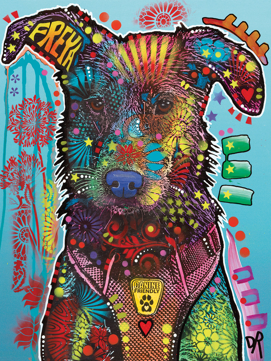 Freya - highest quality handcrafted wall art work on large canvas & framed canvas prints by Dean Russo