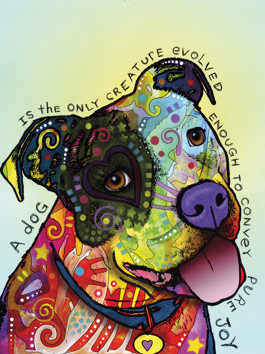 Pure Joy - highest quality handcrafted wall art work on large canvas & framed canvas prints by Dean Russo