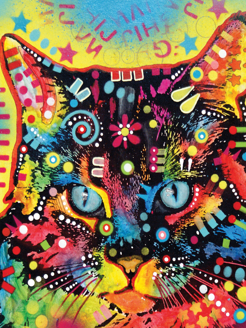 Manx - highest quality handcrafted wall art work on large canvas & framed canvas prints by Dean Russo