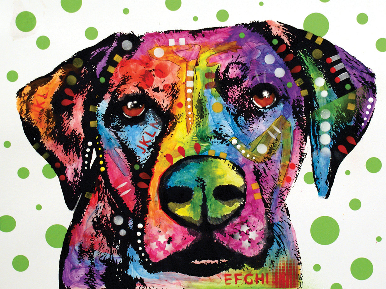 Rhodesian - highest quality handcrafted wall art work on large canvas & framed canvas prints by Dean Russo