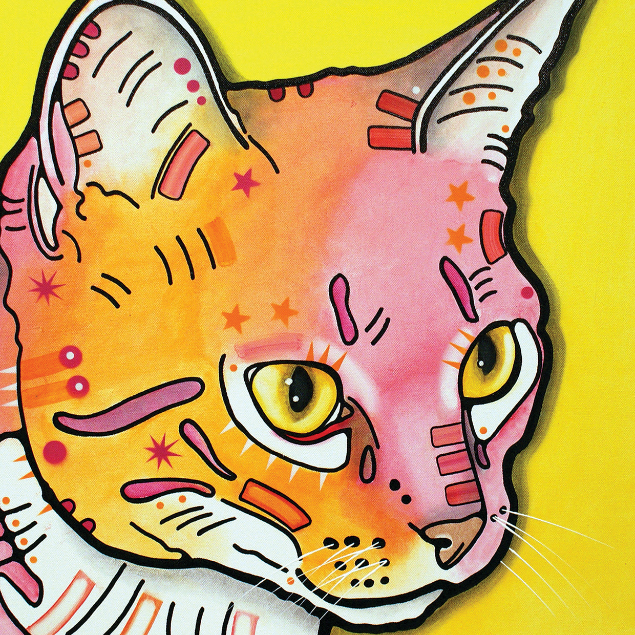 Watching Rain - highest quality handcrafted wall art work on large canvas & framed canvas prints by Dean Russo