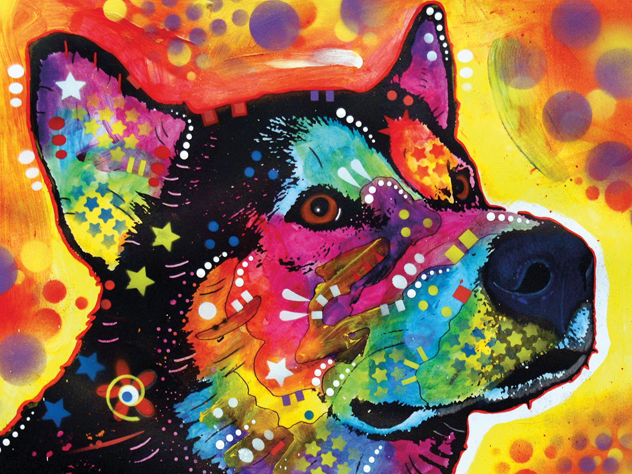 Zeike - highest quality handcrafted wall art work on large canvas & framed canvas prints by Dean Russo