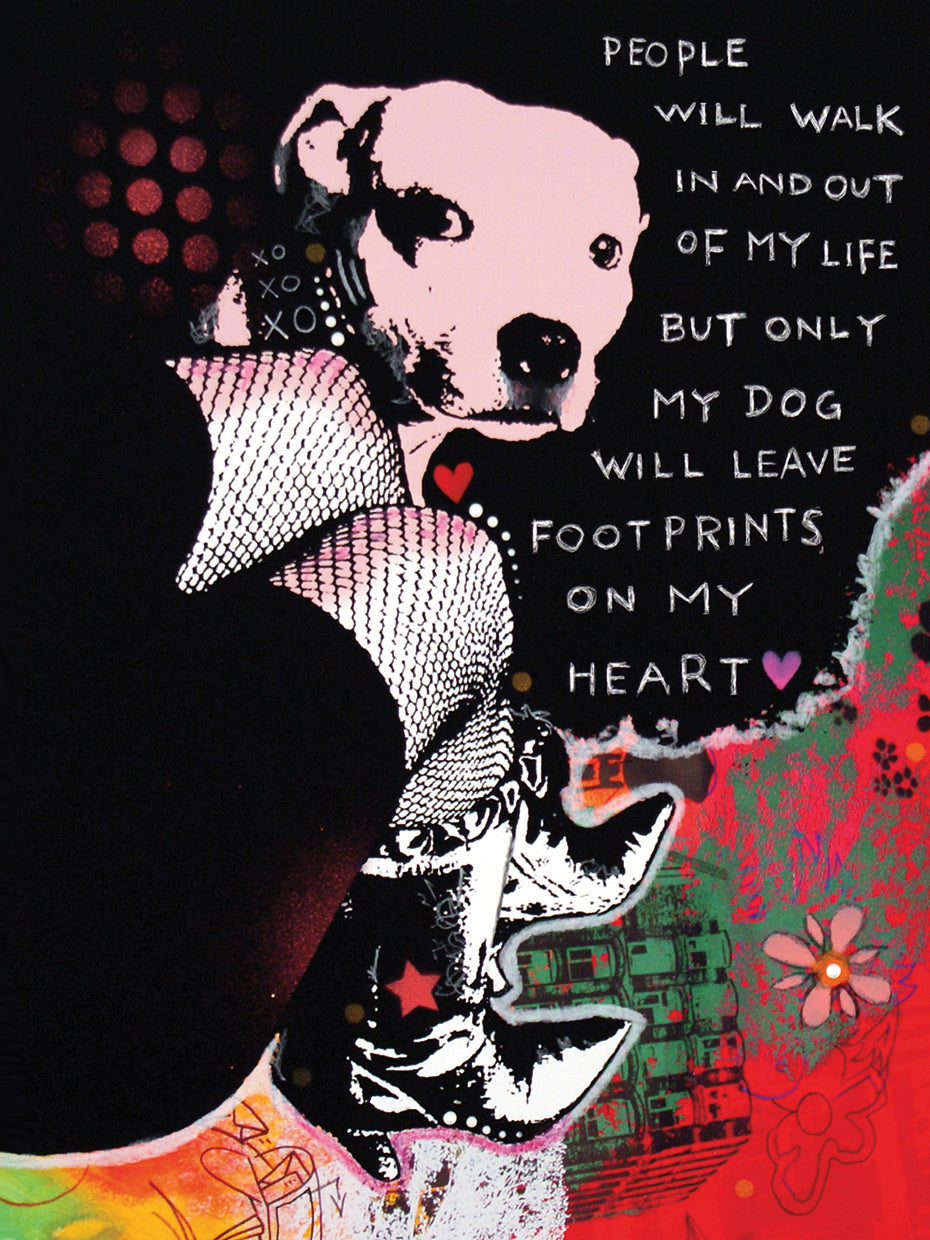 Girls Best Friend - highest quality handcrafted wall art work on large canvas & framed canvas prints by Dean Russo