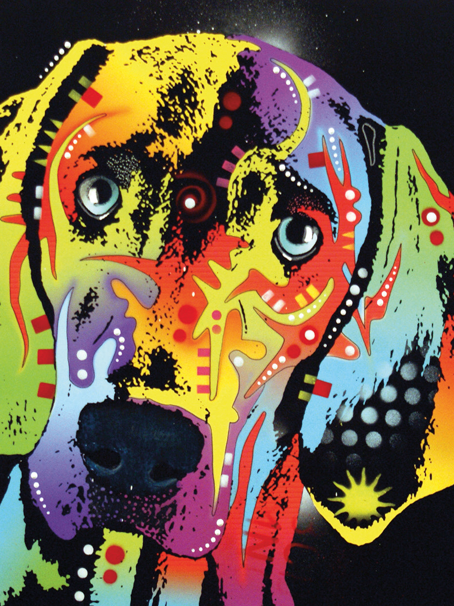 Weimaraner - highest quality handcrafted wall art work on large canvas & framed canvas prints by Dean Russo