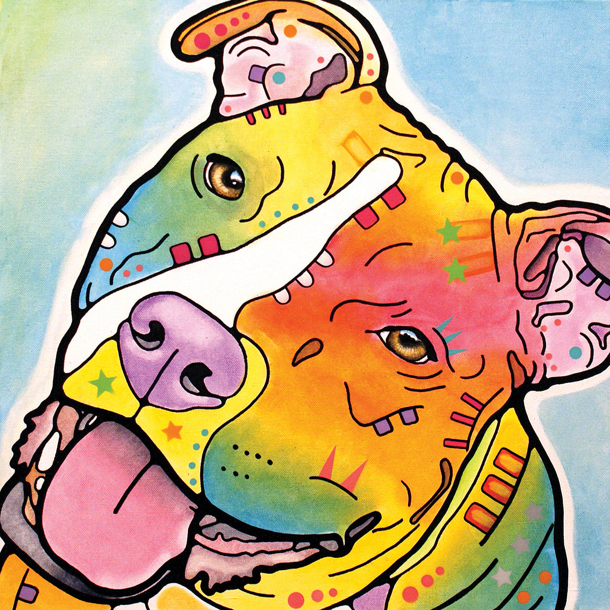 Skittles - highest quality handcrafted wall art work on large canvas & framed canvas prints by Dean Russo