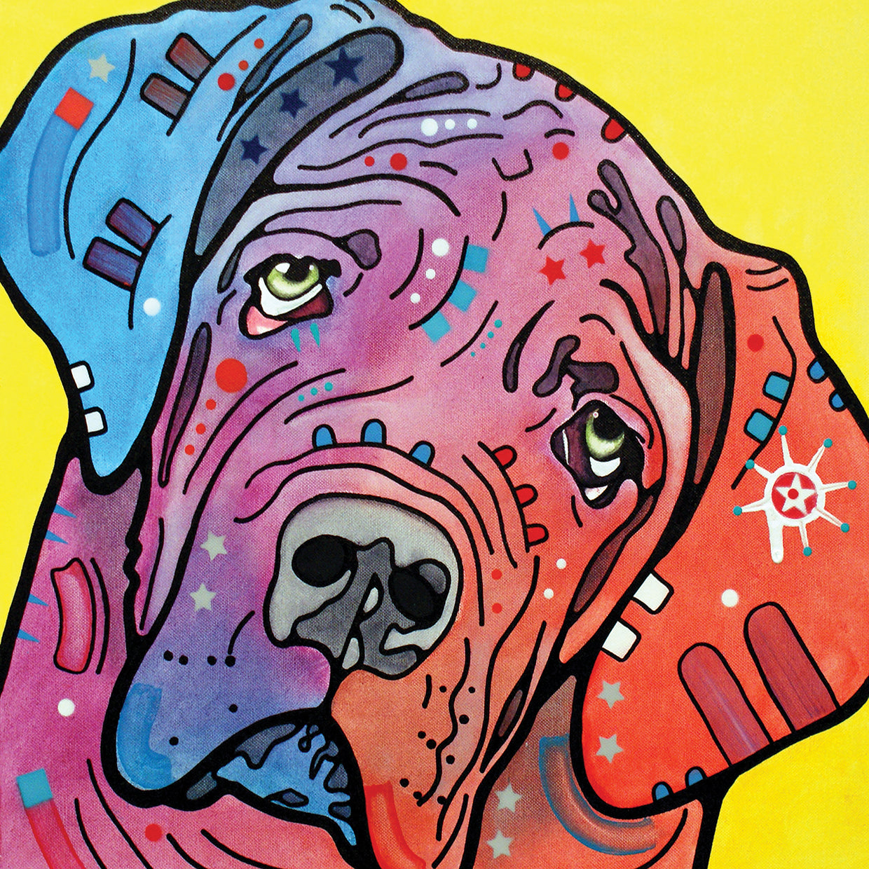 The Bully - highest quality handcrafted wall art work on large canvas & framed canvas prints by Dean Russo