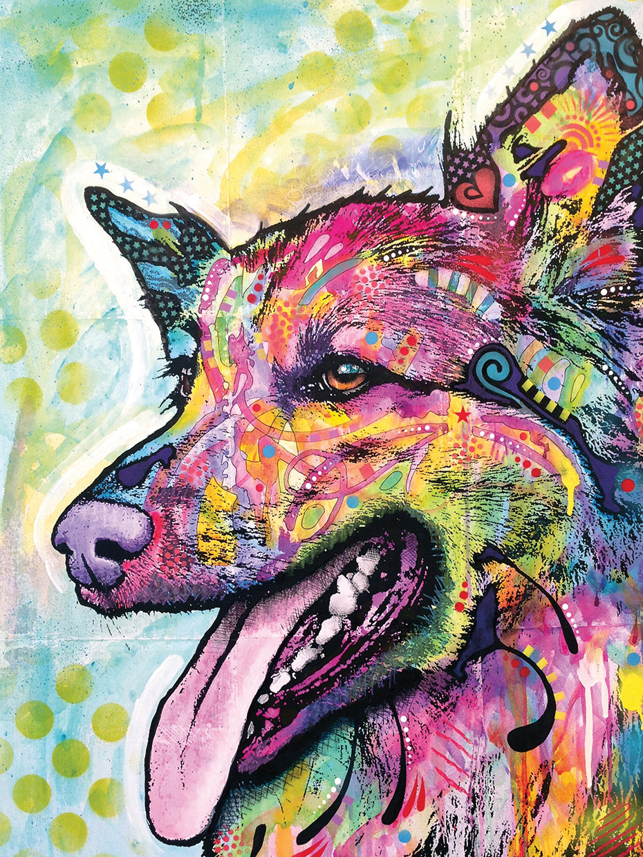 All The Love - highest quality handcrafted wall art work on large canvas & framed canvas prints by Dean Russo