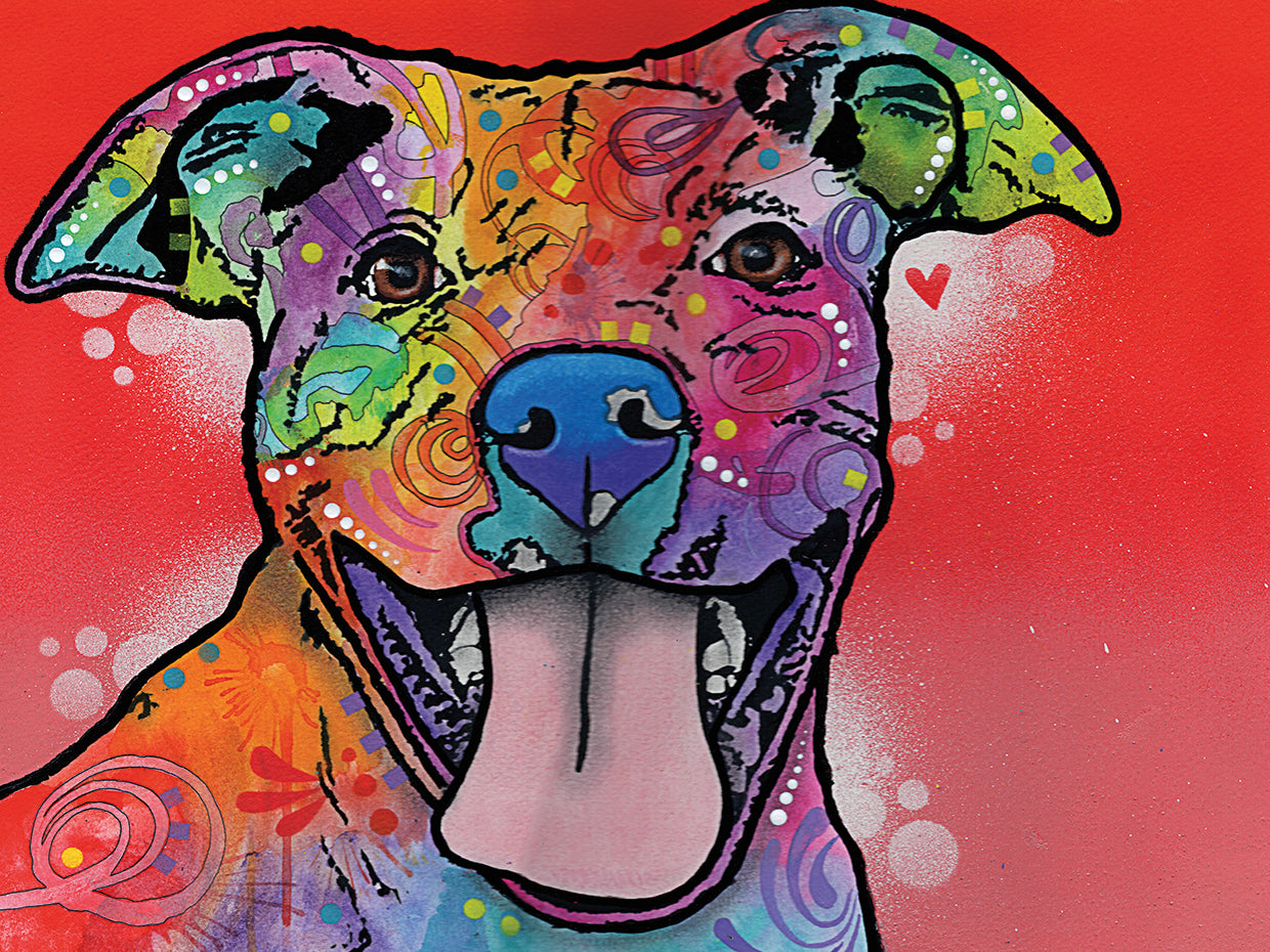 Atticus - highest quality handcrafted wall art work on large canvas & framed canvas prints by Dean Russo