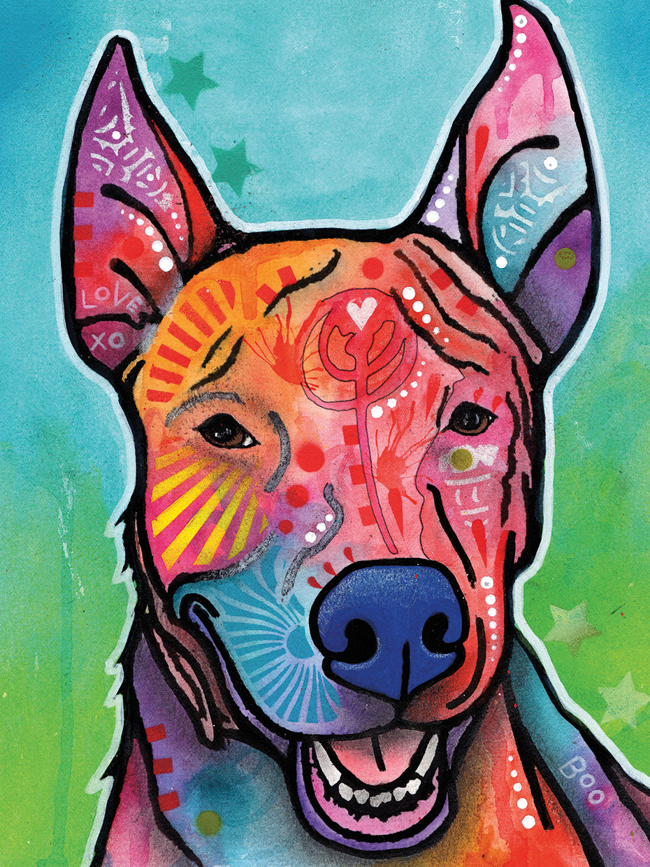 Boo - highest quality handcrafted wall art work on large canvas & framed canvas prints by Dean Russo