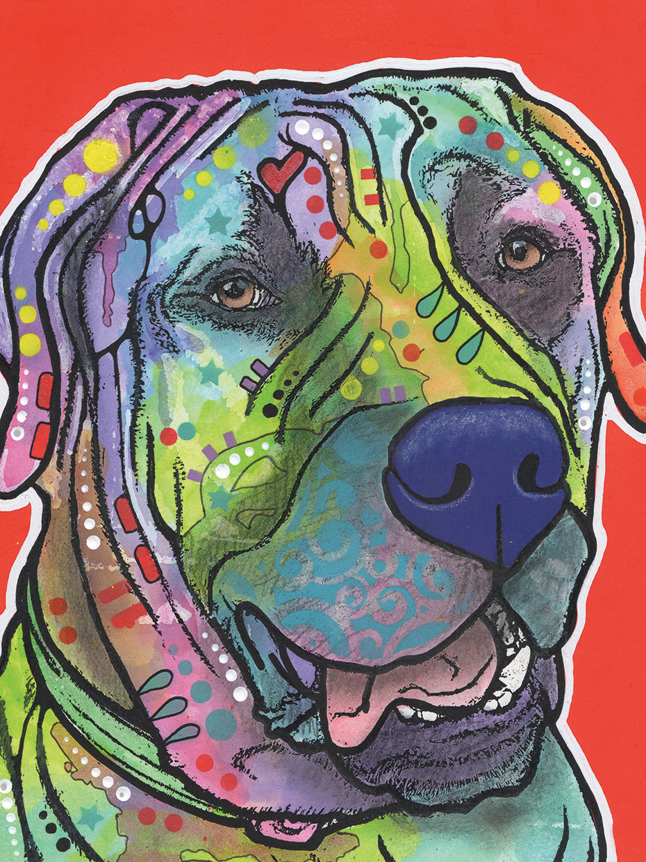 Zeus - highest quality handcrafted wall art work on large canvas & framed canvas prints by Dean Russo