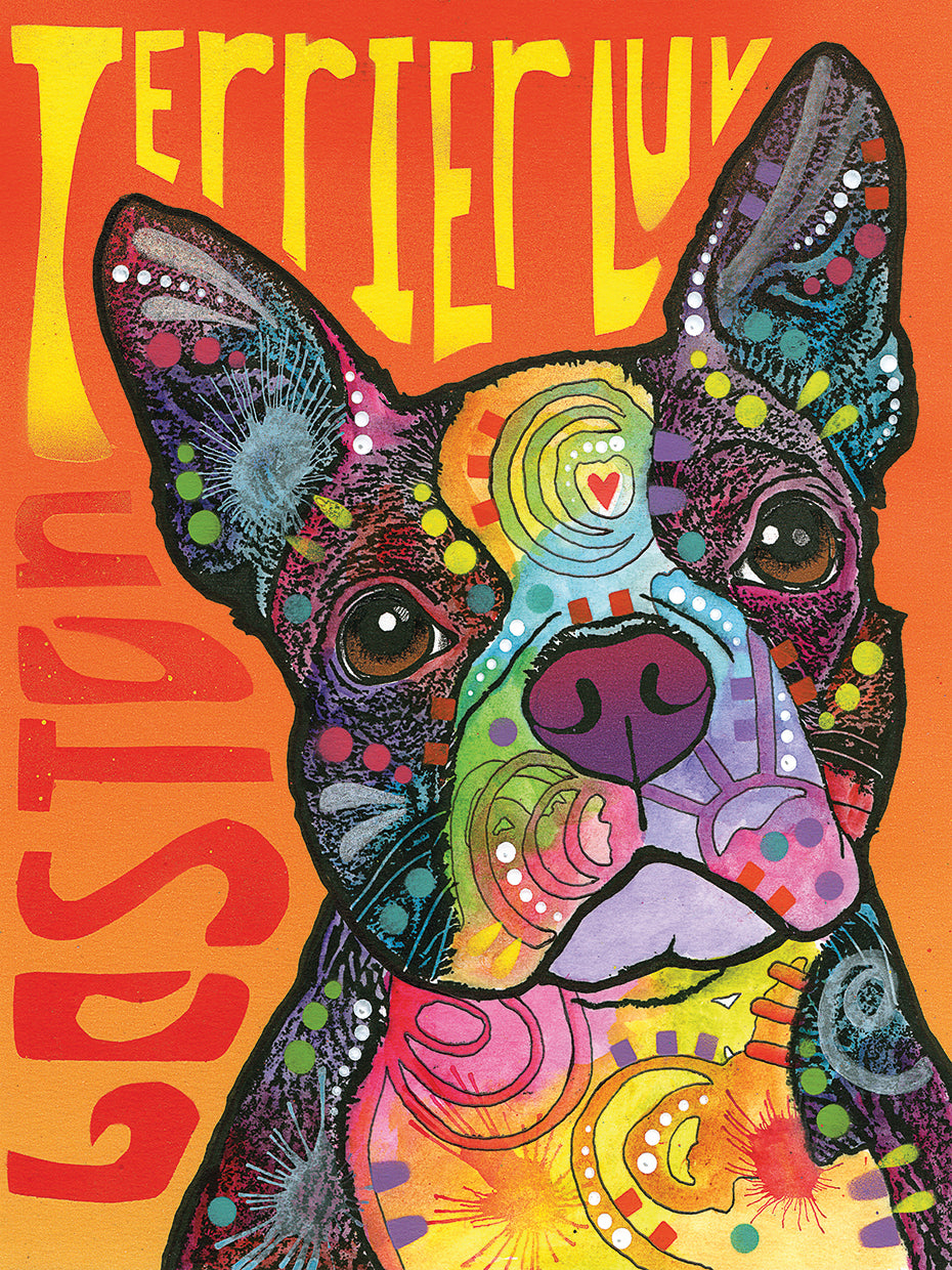 Boston Luv - highest quality handcrafted wall art work on large canvas & framed canvas prints by Dean Russo