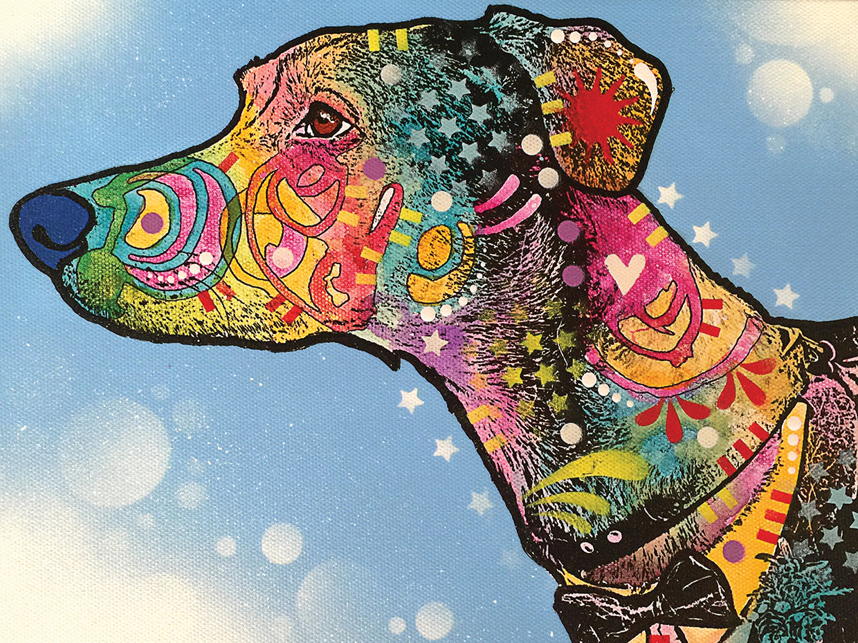 Enzo - highest quality handcrafted wall art work on large canvas & framed canvas prints by Dean Russo