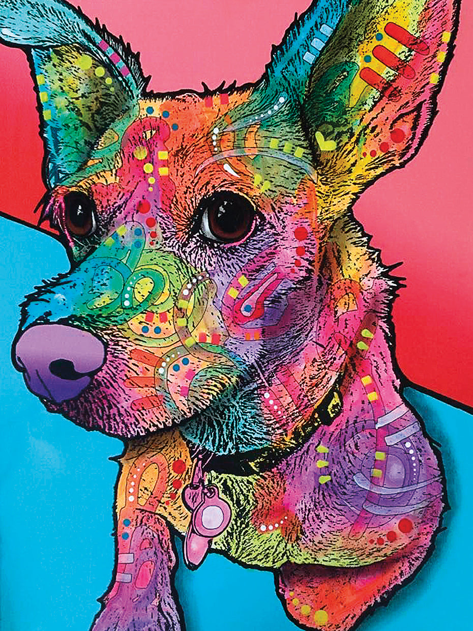 Jack - highest quality handcrafted wall art work on large canvas & framed canvas prints by Dean Russo