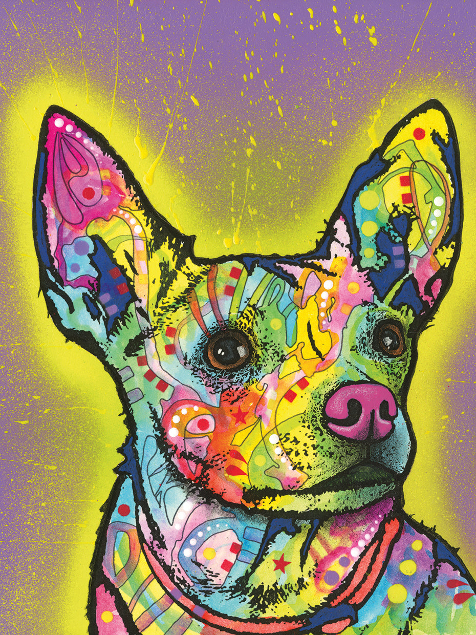 Listening - highest quality handcrafted wall art work on large canvas & framed canvas prints by Dean Russo