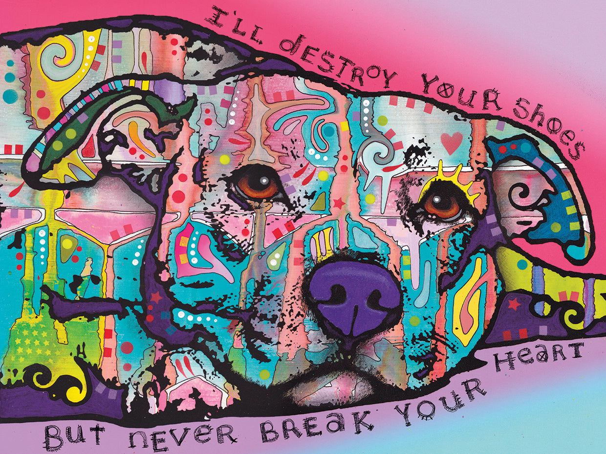 Never Break Your Heart - highest quality handcrafted wall art work on large canvas & framed canvas prints by Dean Russo
