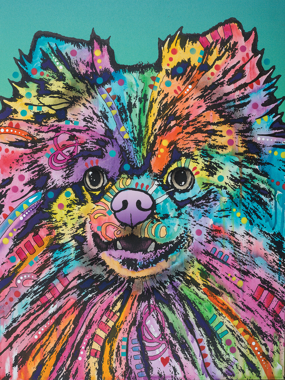 Gus - highest quality handcrafted wall art work on large canvas & framed canvas prints by Dean Russo