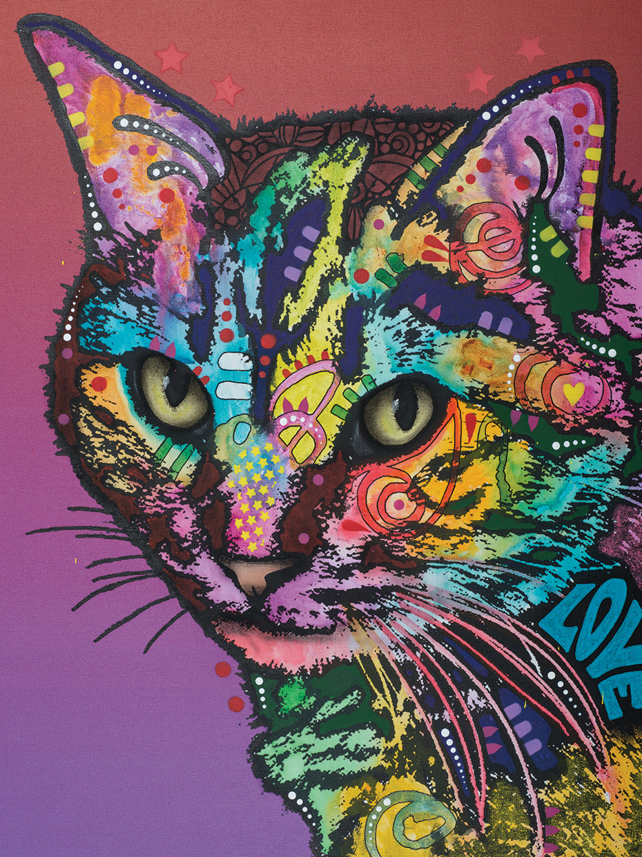 Lucy - highest quality handcrafted wall art work on large canvas & framed canvas prints by Dean Russo