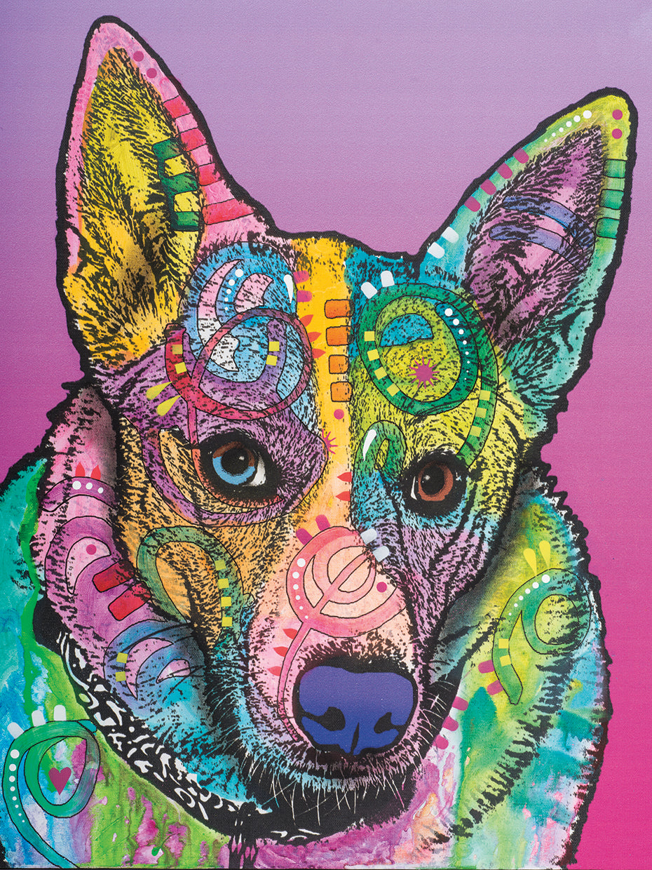 Mia 5 - highest quality handcrafted wall art work on large canvas & framed canvas prints by Dean Russo