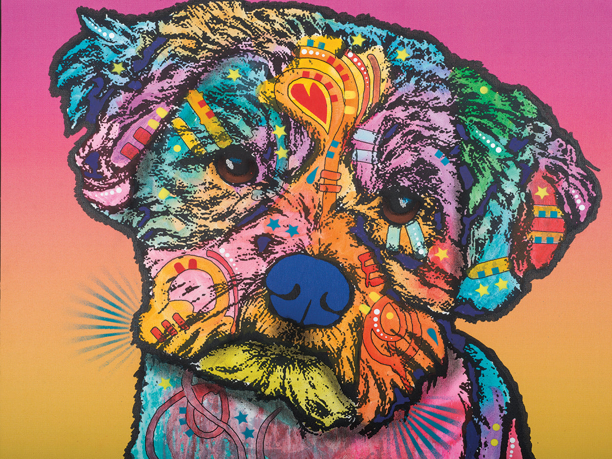 Quincy 4 - highest quality handcrafted wall art work on large canvas & framed canvas prints by Dean Russo