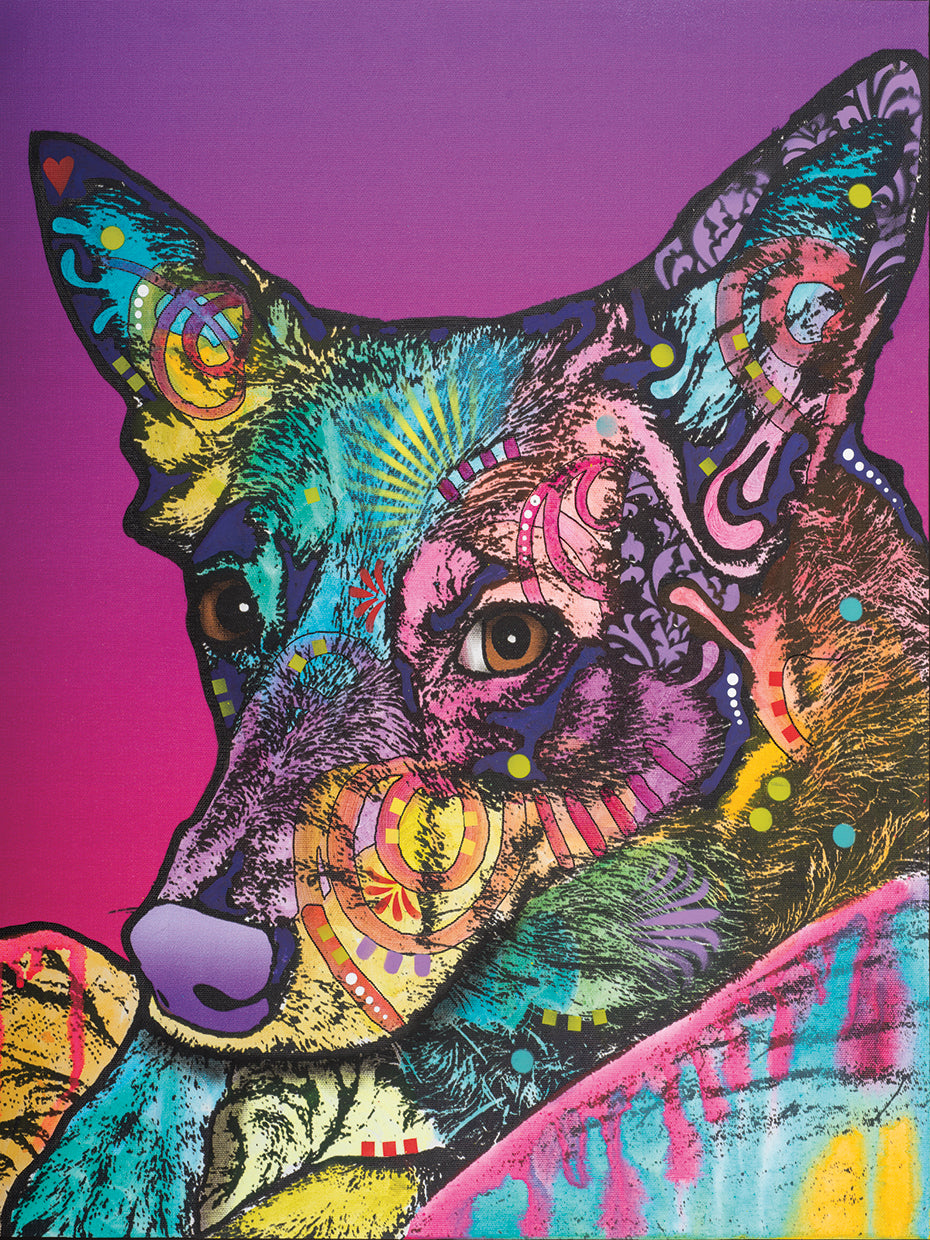 Zena 4 - highest quality handcrafted wall art work on large canvas & framed canvas prints by Dean Russo