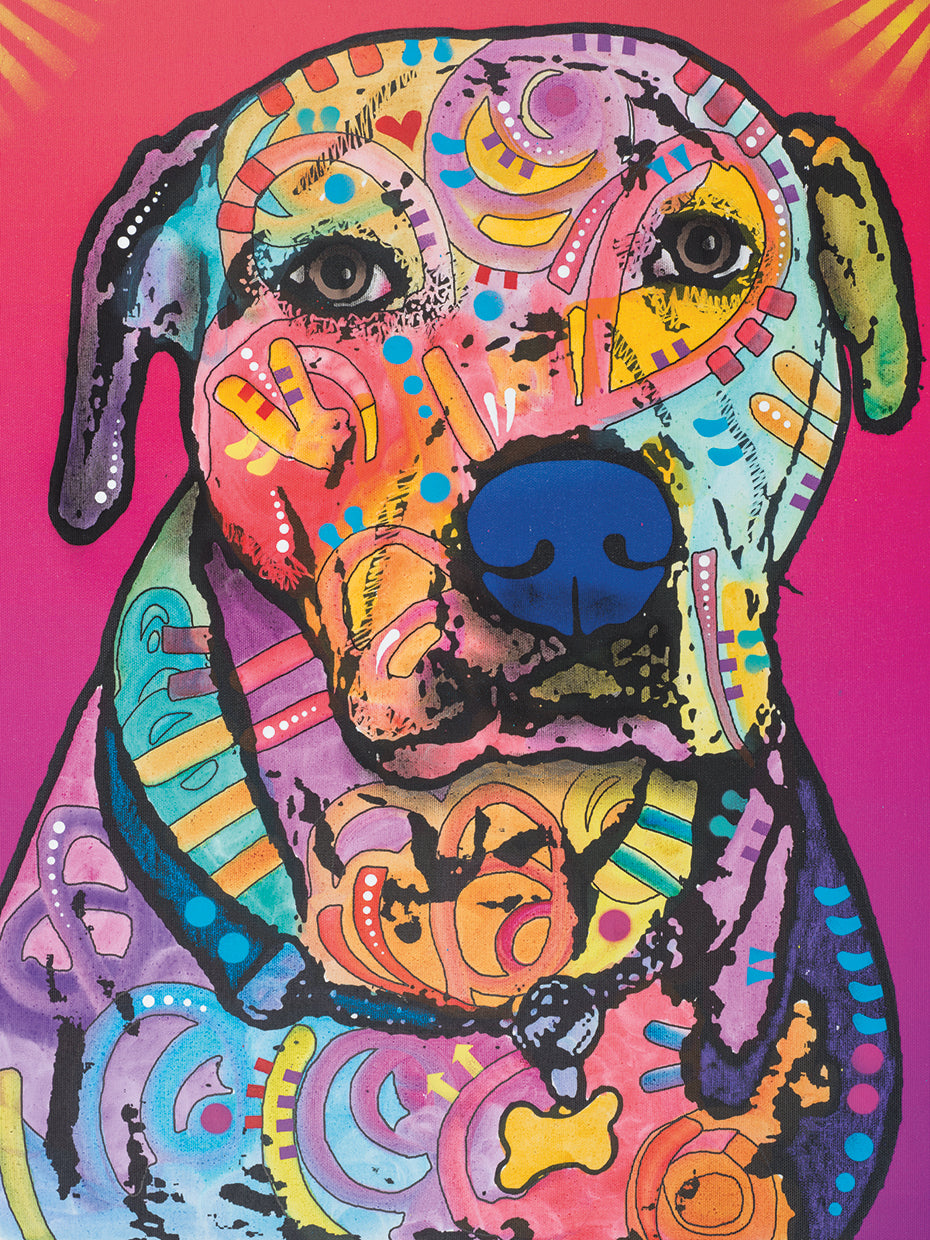 Chancey - highest quality handcrafted wall art work on large canvas & framed canvas prints by Dean Russo