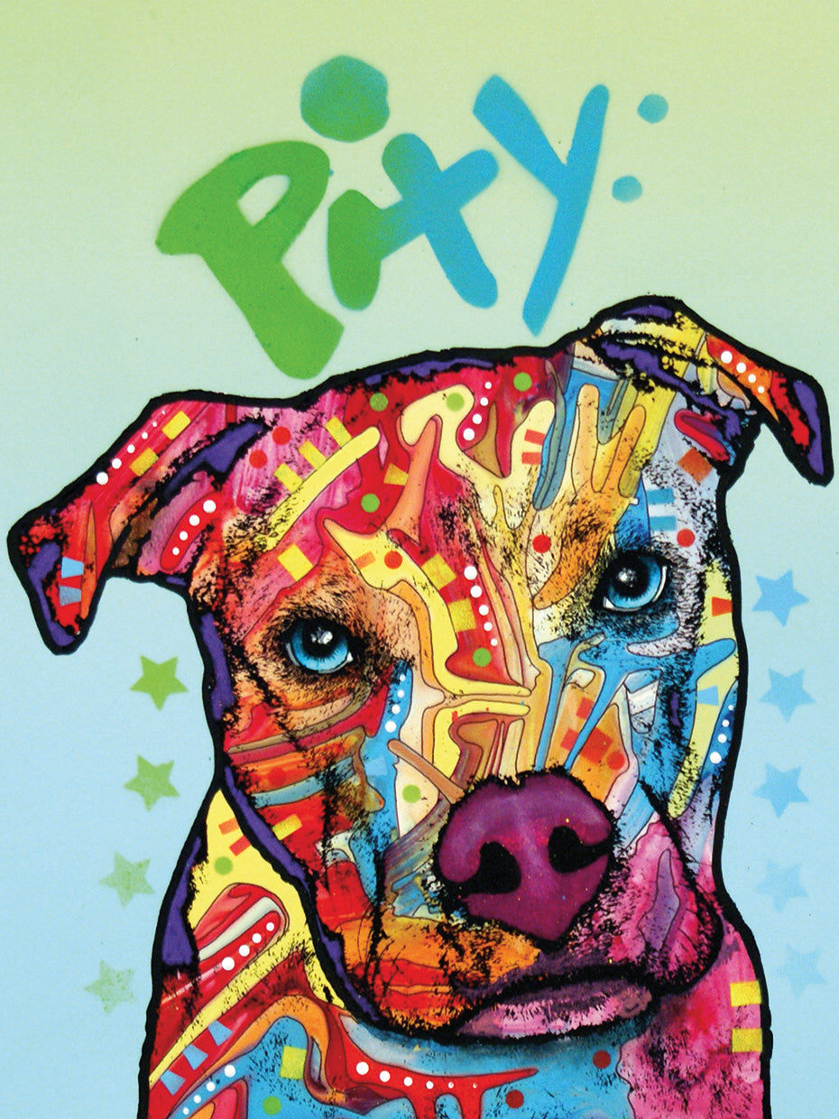 Pity - highest quality handcrafted wall art work on large canvas & framed canvas prints by Dean Russo