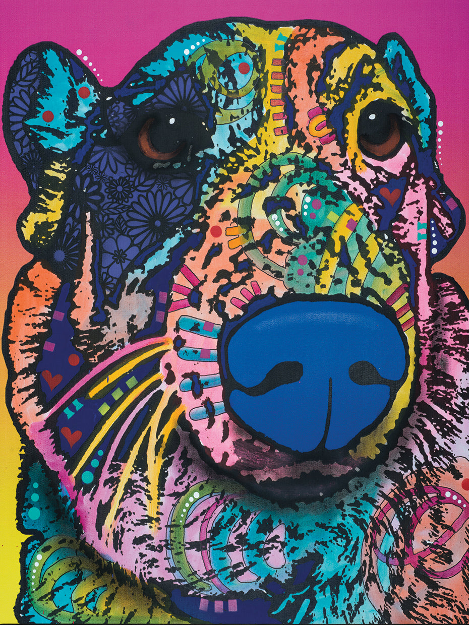 Oliver 16 - highest quality handcrafted wall art work on large canvas & framed canvas prints by Dean Russo