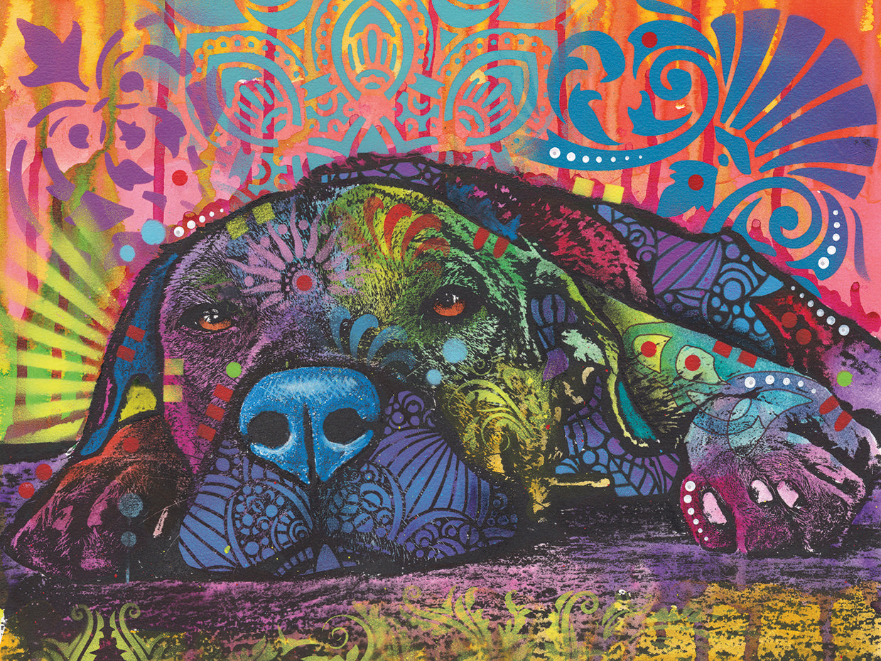 Lay Down - highest quality handcrafted wall art work on large canvas & framed canvas prints by Dean Russo