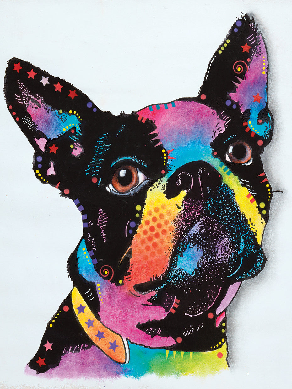 Serge - highest quality handcrafted wall art work on large canvas & framed canvas prints by Dean Russo