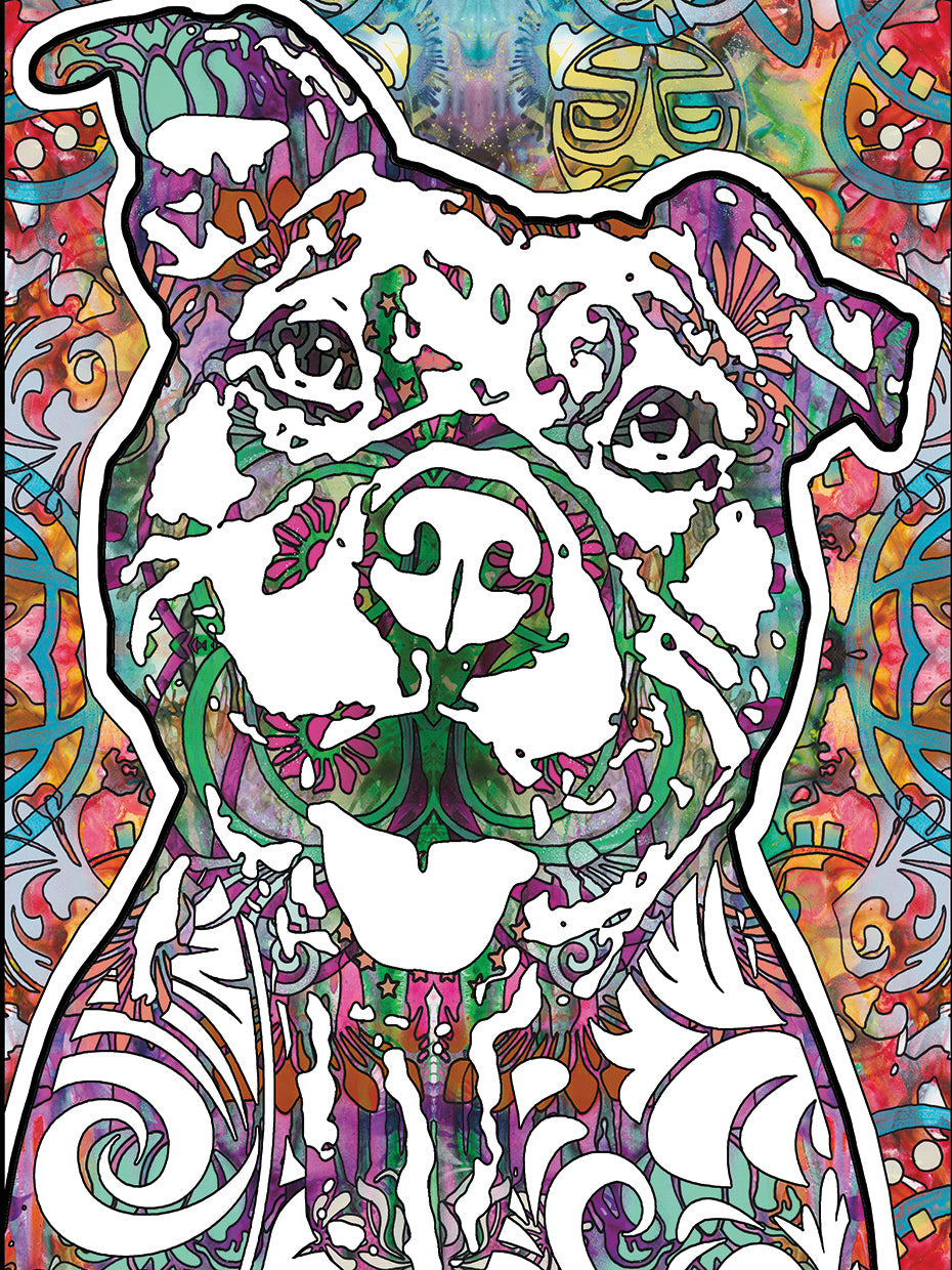 Happy Pit - highest quality handcrafted wall art work on large canvas & framed canvas prints by Dean Russo