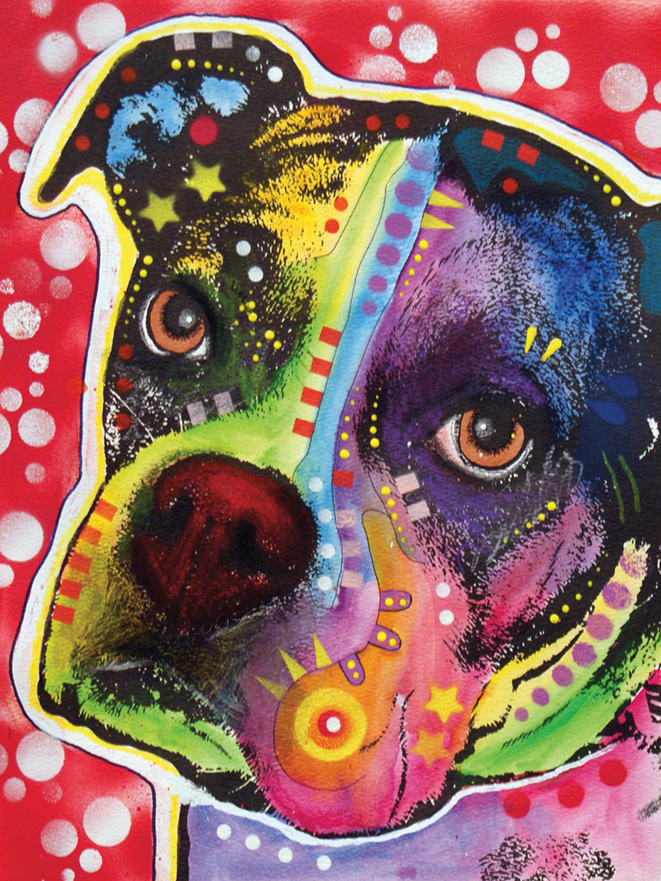 The Young Boxer - highest quality handcrafted wall art work on large canvas & framed canvas prints by Dean Russo