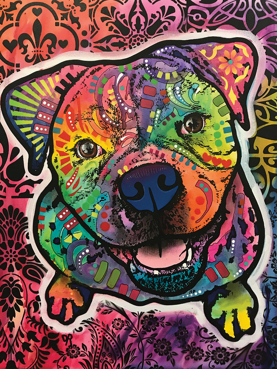 Pete - highest quality handcrafted wall art work on large canvas & framed canvas prints by Dean Russo