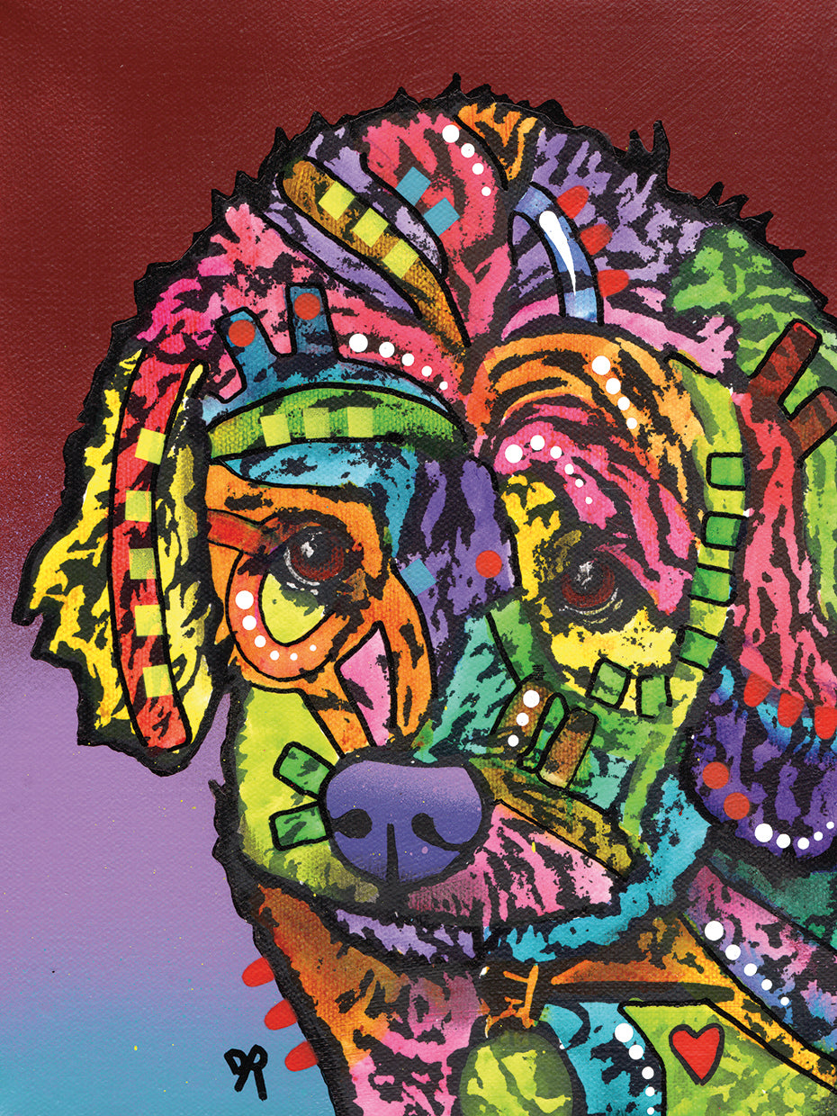 Riley 2 - highest quality handcrafted wall art work on large canvas & framed canvas prints by Dean Russo