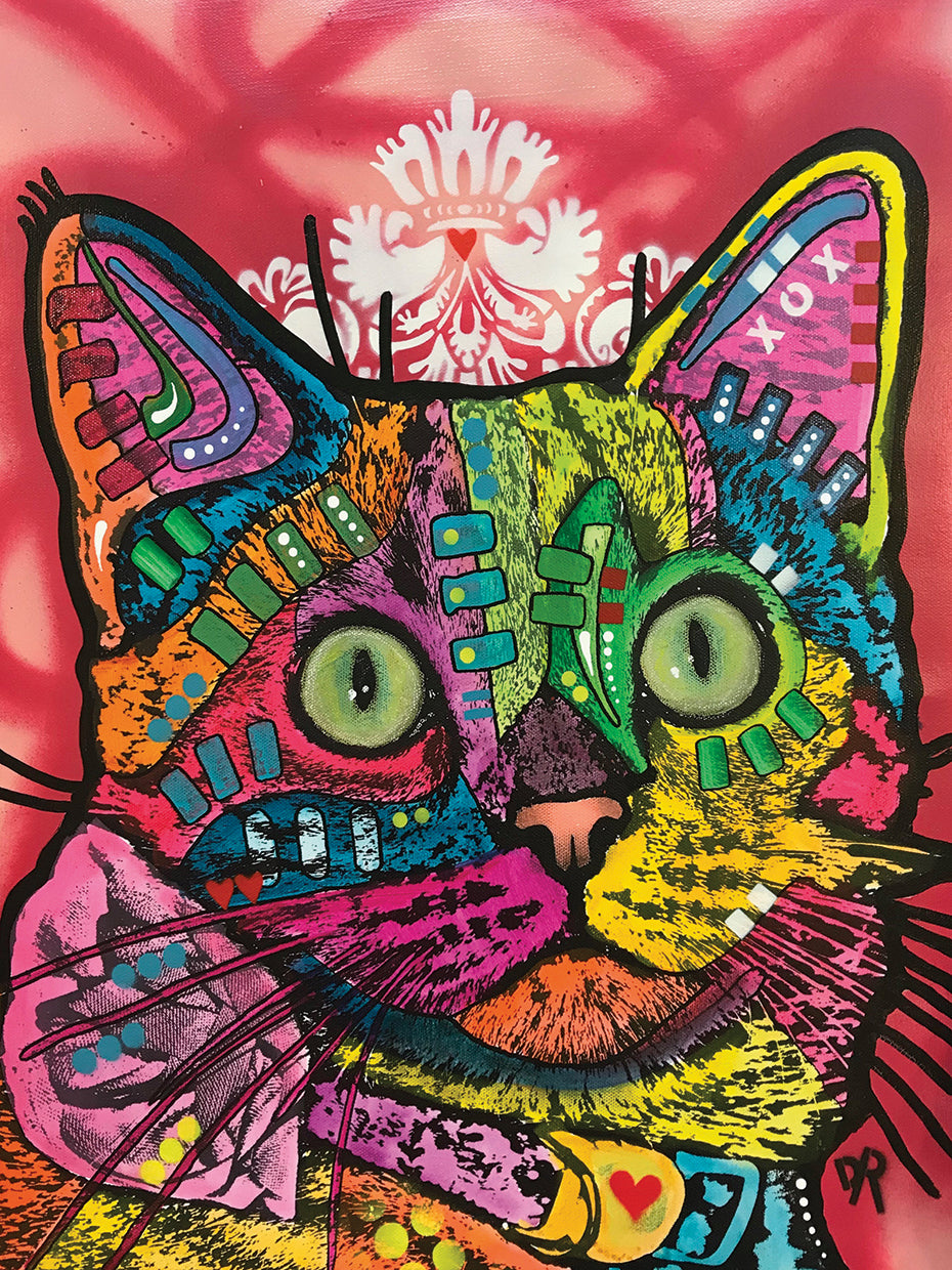 Gidget - highest quality handcrafted wall art work on large canvas & framed canvas prints by Dean Russo